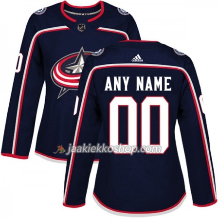 Nainen NHL Columbus Blue Jackets Custom Adidas 2017-2018 Marine Sininen Authentic Nainen NHL Columbus Blue Jackets Custom Adidas 2017-2018 Marine Sininen Authentic